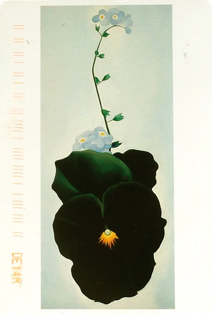 O Keeffe Postcrossing Note